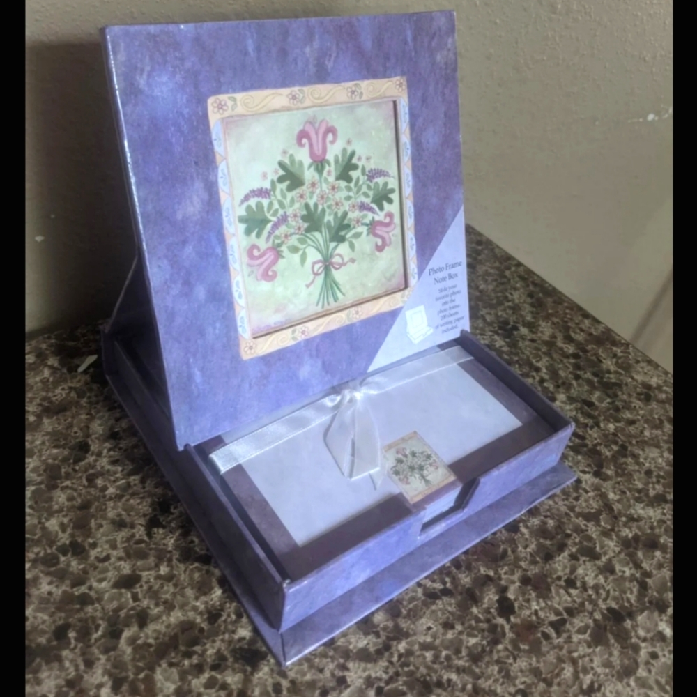 Photo frame note box